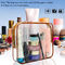 Schließungs-tragbare wasserdichte Kosmetiktaschen des Reißverschluss-6pcs für Reise